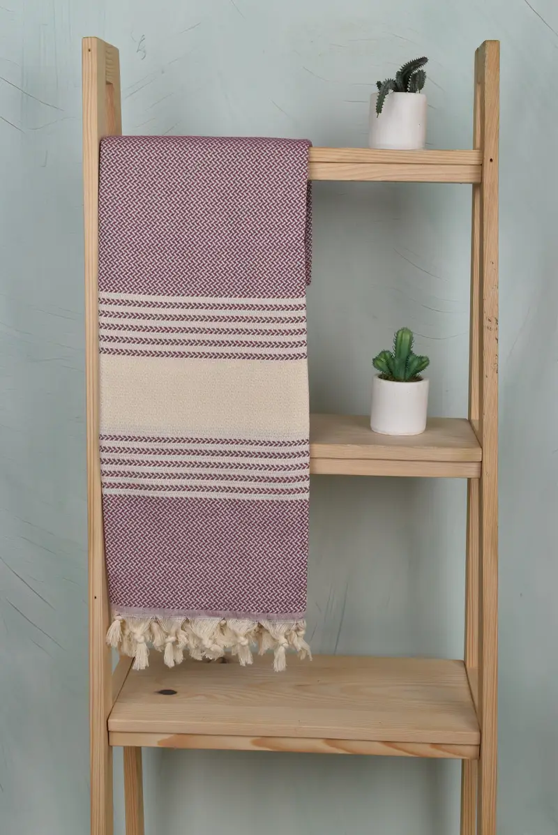 Cute Beach Towel, 70x40 Cotton Striped Towel, Bachelorette Party Gift, Custom Wedding Gifts, Wedding Favors, Peshtemal, Turkish bath towel for spa - 8
