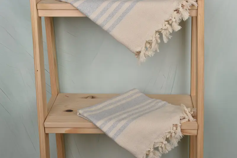 Monogrammed Hand Towel, Monogrammed Turkish Towel, Personalized Hand Towel, Bachelor Gifts, 36x20 Cotton Herringbone Towel, Monogram Hand Towel - 5