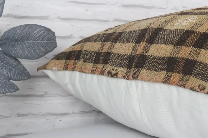 Authentic Pillow Case, 28x28 Yellow Pillow, Kilim Cushion Sham, Gift Pillow, Personalized Gift Pillow Pillow Cover, Pillow for Sofa, Pillow Cover - 8