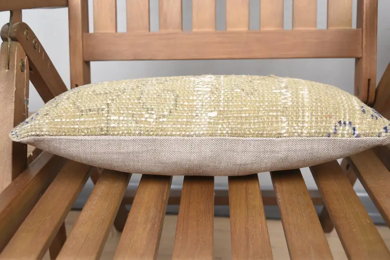 Cushion, 8x16 Beige Cushion, Vintage Kilim Pillow, Kilim Cushion Sham, Outdoor Cushion Case, Bright Pillow Cover, Interior Designer Pillow - 5