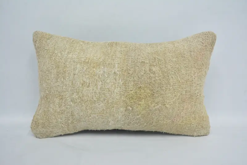 12x20 Beige Pillow Case, Vintage Pillow, Gift Pillow, Pillow Cover, Bolster Throw Pillow Cover, Outdoor Patio Cushion, Pillow for Sofa - 1