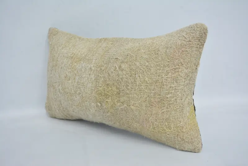 12x20 Beige Pillow Case, Vintage Pillow, Gift Pillow, Pillow Cover, Bolster Throw Pillow Cover, Outdoor Patio Cushion, Pillow for Sofa - 4