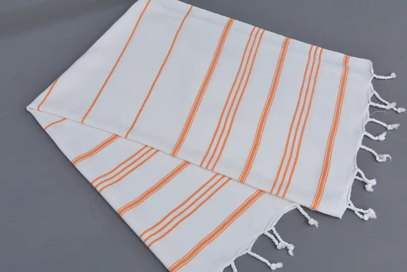 Monogramlı el havlu, 40x24 pamuklu çizgili havlu, özel el havlu, sevgililer hediyesi, kişiselleştirilmiş el havlu, ilk evlilik yıldönümü hediyesi - 6