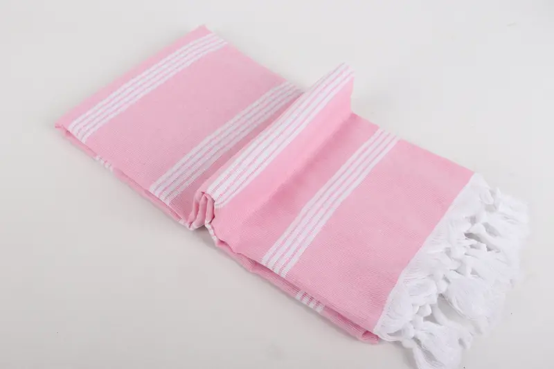 Wedding Favors, Organic cotton peshtemal for spa and beach, Gift For Her, Bachelor Party Favors, Bridesmaid Gift Towel, 70x30 Cotton Striped Towel - 6