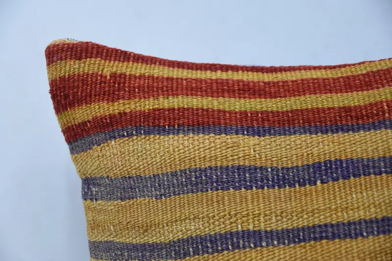 Decorative Cushion, Turkish Pillow, Vintage Kilim Pillow, 12x12 Red Pillow Case, Car Pillow, Turkish Kilim Pillow, Cushion Case - 2