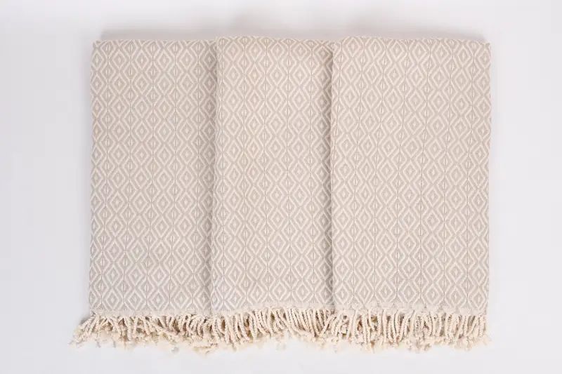 Luxury Beach Towel, 70x40 Cotton Diamond Towel, Absorbent Turkish towel, Gifts For Him, Valentines Day Gift Idea, Bachelorette Party Decorations - 7