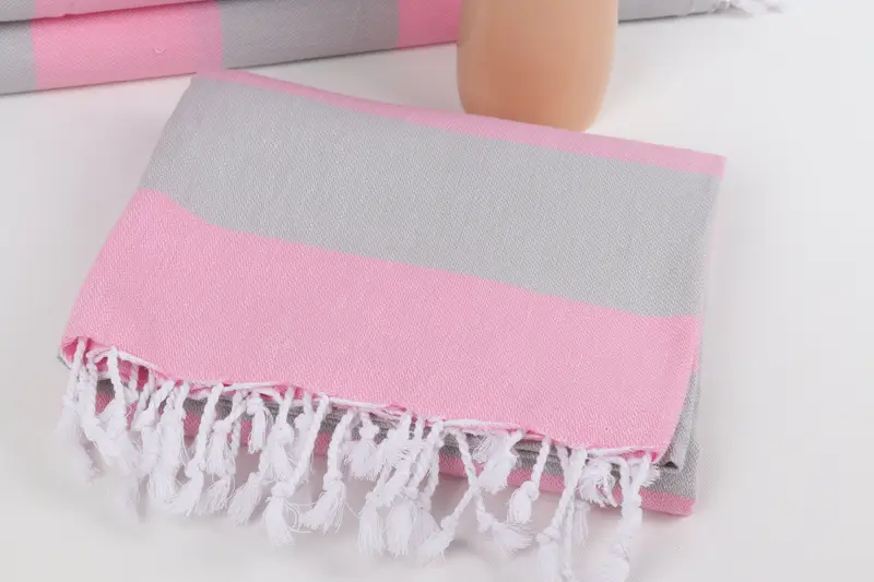 Monogram Towels, 70x40 Cotton Striped Towel, Beach Towel Bulk, Turkish hand towel, Wedding Favors, Christmas Gift, Personalized Turkish Beach Towel - 5