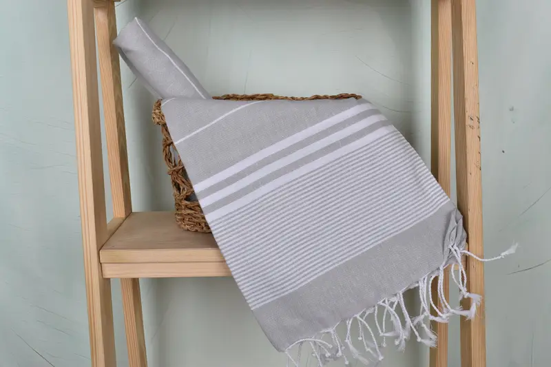 40x24 Cotton Striped Towel, Gifts For Him, Wedding Gift Ideas, Holiday Towel, Personalized Gift, Monogrammed Hand Towel, Personalized Kitchen Towel - 4