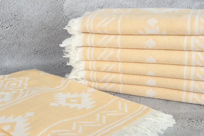 Pool Towels, Merry Christmas Gifts, Monogram Beach Towel, Housewarming Gift, Turkish towel, Gift For The Home Decor, 74x40 Cotton Geometric Towel - 3