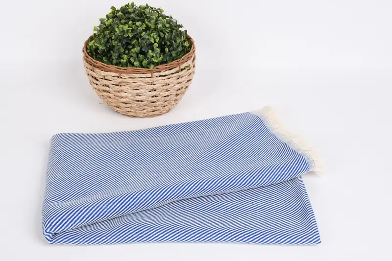 Turkish Towel Beach Towel, Travel towel, 70x36 Cotton Striped Towel, Lightweight towel, Peshtemal, Turkish Towel Personalized, Summer Gift - 4