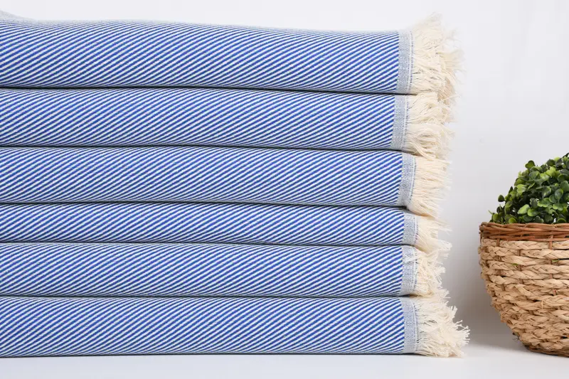 Turkish Towel Beach Towel, Travel towel, 70x36 Cotton Striped Towel, Lightweight towel, Peshtemal, Turkish Towel Personalized, Summer Gift - 2
