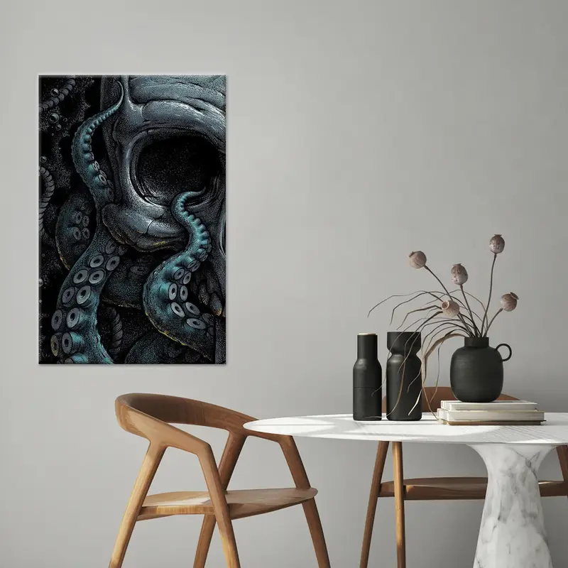 Moderne Gothic-Horror-Leinwand: trendiges, künstlerisches, einzigartiges Dekor