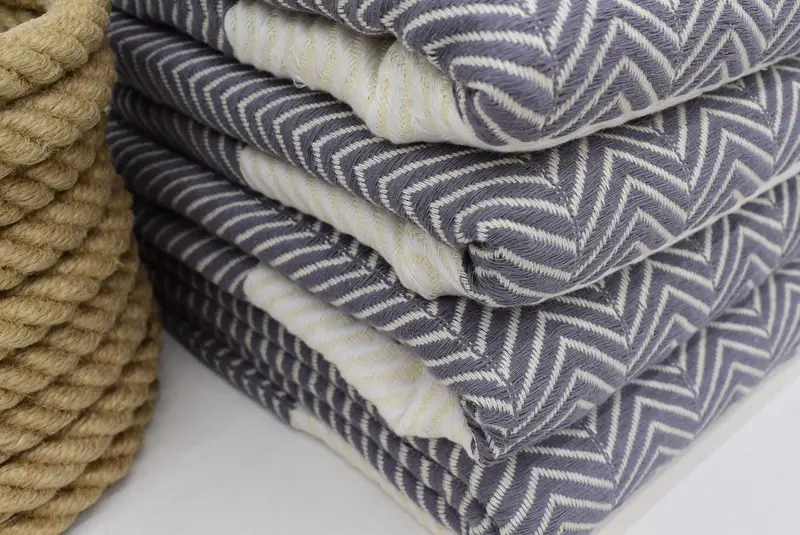 Bridal Shower Gift, Home Gift, Extra large Turkish bath towel, Decorative Towel, Turkish hand towel, Turkish Towel Beach, 70x40 Cotton Zig zag Towel - 5