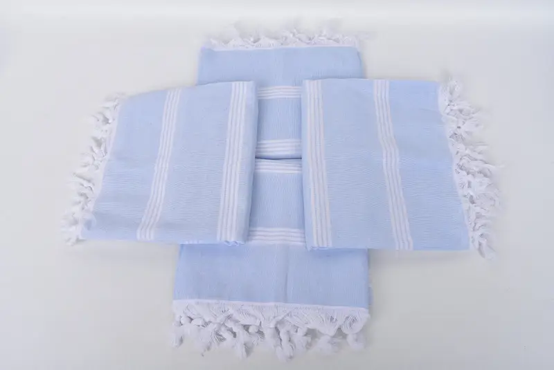 70x30 Cotton Striped Towel, Lightweight towel, Absorbent towel, Grandma Gift, Bachelorette Party Items, Beach Wedding Favor, Quick-dry towel - 6