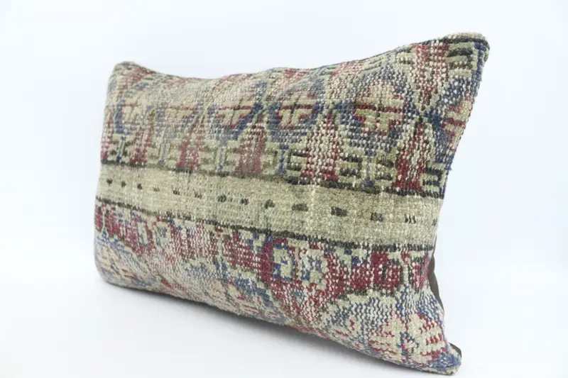 16x24 Purple Pillow Cover, Decorative Pillow, Pillow, Indoor Cushion, Custom Pillow Cover, Handmade Kilim Cushion, Kilim Pillow, Kilim Cushion Sham - 4