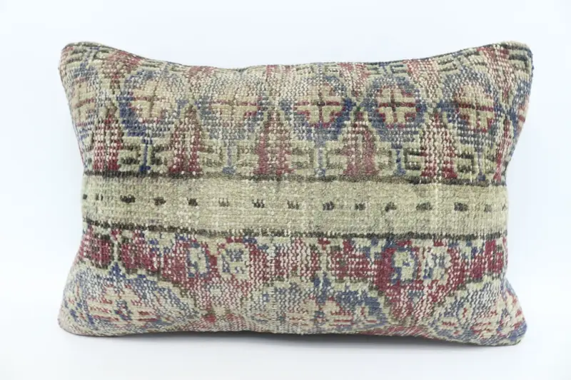 16x24 Purple Pillow Cover, Decorative Pillow, Pillow, Indoor Cushion, Custom Pillow Cover, Handmade Kilim Cushion, Kilim Pillow, Kilim Cushion Sham - 1