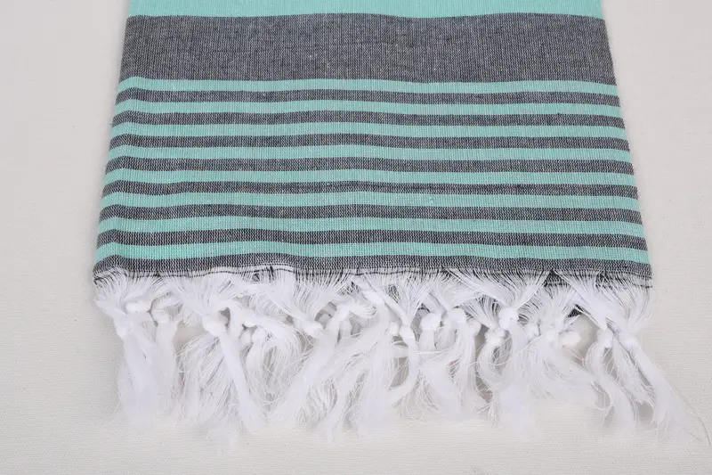 Valentines Day Gift For Him, Summer Gift, Yoga Towel, Bridesmaid Gift Towel, Bachelorette Beach Towel, 68x36 Cotton Striped Towel, Personalized Gift - 3