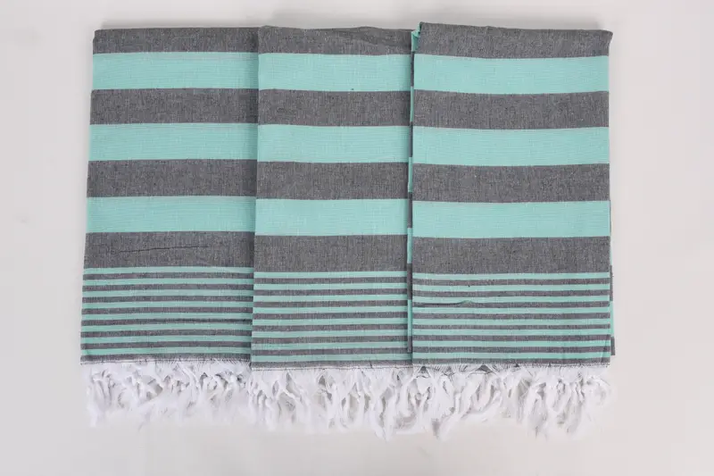 Valentines Day Gift For Him, Summer Gift, Yoga Towel, Bridesmaid Gift Towel, Bachelorette Beach Towel, 68x36 Cotton Striped Towel, Personalized Gift - 7