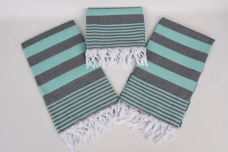 Valentines Day Gift For Him, Summer Gift, Yoga Towel, Bridesmaid Gift Towel, Bachelorette Beach Towel, 68x36 Cotton Striped Towel, Personalized Gift - 6