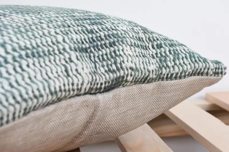 Kilim Pillow, Vintage Cushion, Throw Kilim Pillow, Ethnical Kilim Rug Pillow, 14x14 Green Cushion, Cushion Cover, Accent Throw Pillow - 7