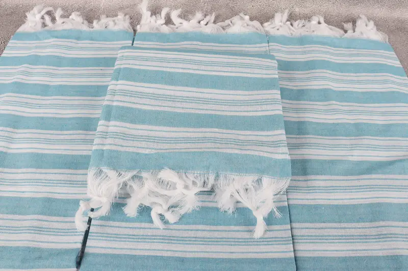 Turkish Towel USA, Bachelor Party Favors, Absorbent Turkish towel, Embroidered Turkish Towel, Housewarming Gift, 70x40 Cotton Striped Towel - 4