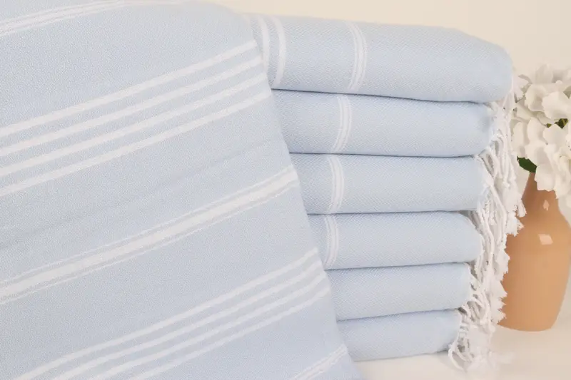 Absorbent towel, Fringed Turkish towel for poolside, Boyfriend Christmas Gift, Turkish Towel Beach, Soft and absorbent Turkish towel, Bachelor Gifts - 1