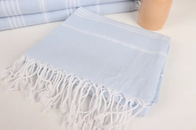 Absorbent towel, Fringed Turkish towel for poolside, Boyfriend Christmas Gift, Turkish Towel Beach, Soft and absorbent Turkish towel, Bachelor Gifts - 5