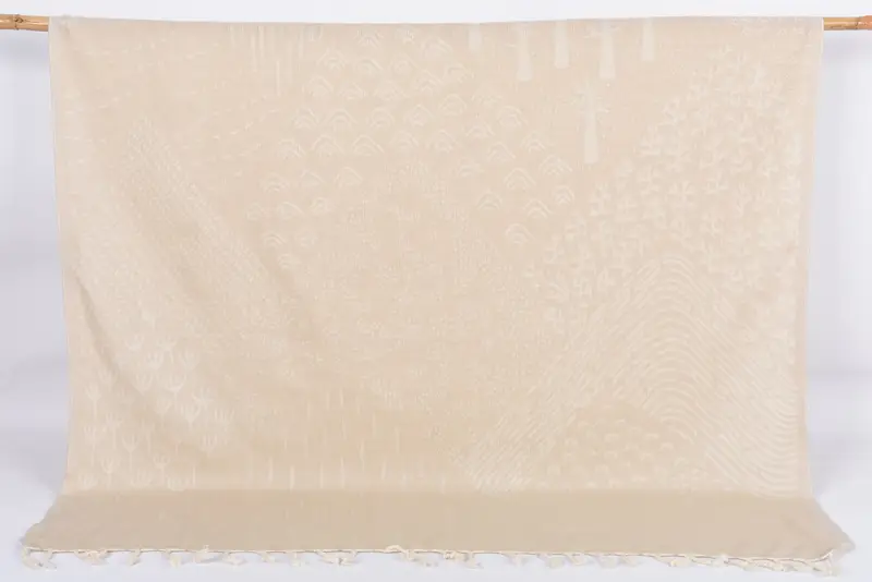 68x40 Cotton Mountain Design Handtuch, türkisches Badetuch, Strandhandtuch, Familiengeschenkkorb, Luxus -Strandtuch, Badetuch, individuelle Handtücher - 1