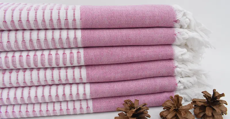 Valentines Day Gift, Personalized Gifts, Beach Theme Wedding Gift, Quick-dry towel, 70x40 Cotton Geometric Towel, Luxury towel, Pool Towels - 1