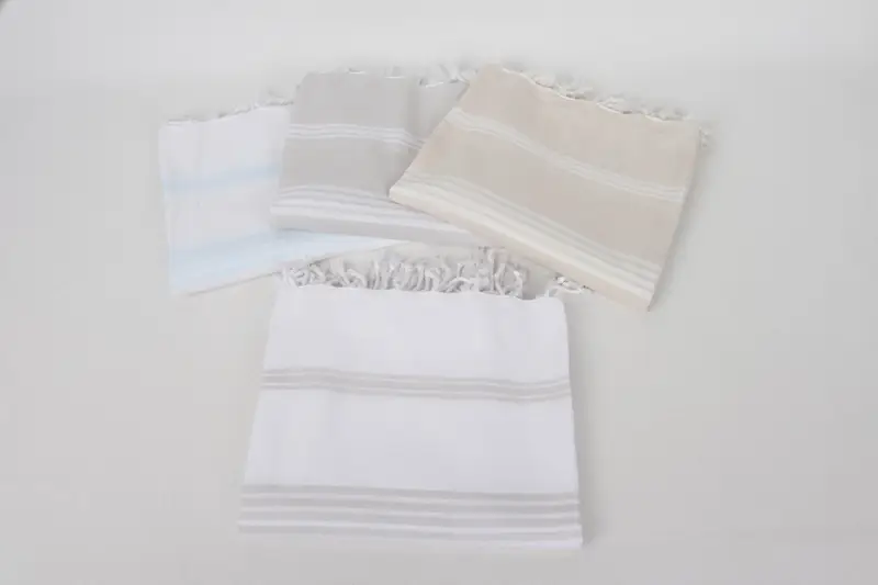 Personalized Turkish Towel, Monogram Beach Towel, 70x36 Cotton Striped Towel, Turkish Towel Monogram, Wedding Day Gift For Bride, Luxury towel - 3