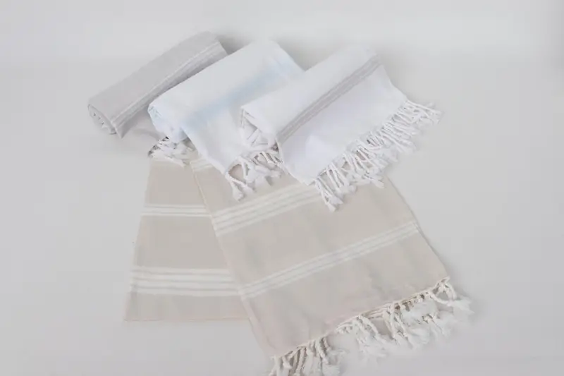 Personalized Turkish Towel, Monogram Beach Towel, 70x36 Cotton Striped Towel, Turkish Towel Monogram, Wedding Day Gift For Bride, Luxury towel - 4