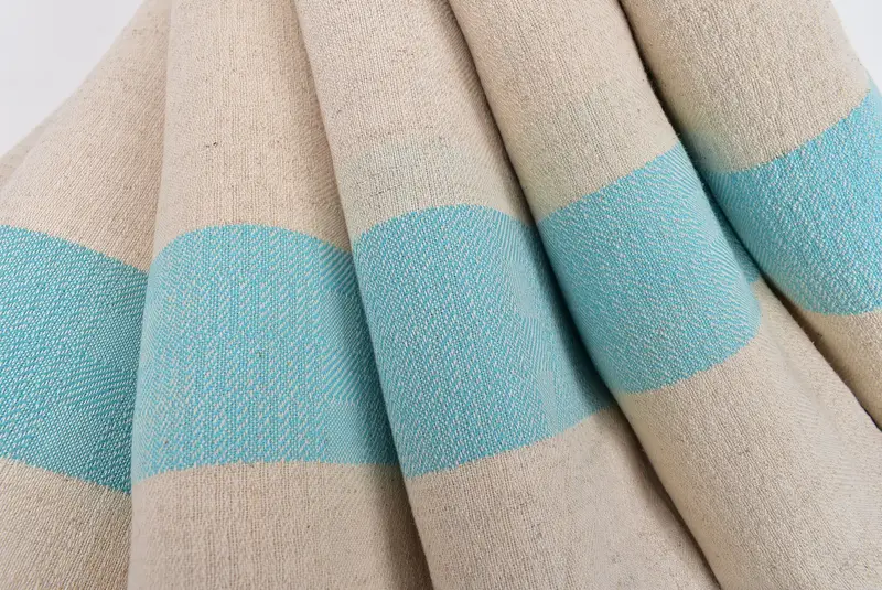 Luxury towel, Bridesmaid Gift, 70x36 Linen Striped Towel, Xmas Gifts, Beach Theme Wedding Gift, Spa Towel, Organic Turkish towel, Decorative Towel - 5