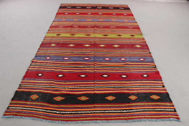 Red Camouflage Rug, 5.4x10.2 ft Chic Decor