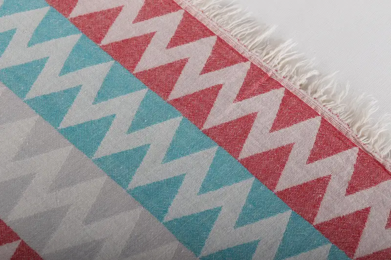 Custom Towel, 70x40 Cotton Zigzag Design Towel, Bachelorette Party Gifts, Scarf Towel, Personalized Beach Towel, Gym Towel, Anniversary Gift For Her - 7