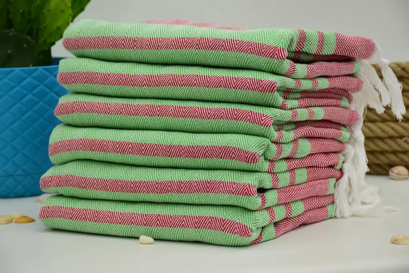 Turkish Beach Towel Personalized, 64x40 Cotton Chevron Towel, Customized Towels, Quick-dry peshtemal, Custom Beach Towel, Sand-free towel - 3