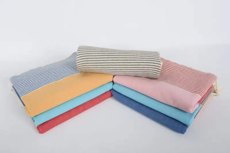 Monogram Turkish Towel, Peshtemal Towel, Bridal Gifts, 68x40 Cotton Striped Towel, Bachelorette Party Favors, Beach Size Towel, Custom Beach Towel - 3