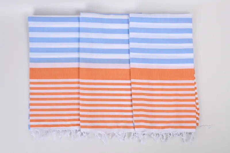 Gift For Wedding Day, 68x36 Cotton Striped Towel, Beach Towel Bulk, Valentines Day Gift Idea, Unique Wedding Gift, Handmade Gift, Bridal Shower Gift - 7