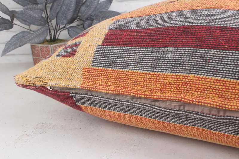 Kilim Pillow Cover, Pillow for Sofa, 28x28 Beige Pillow, Bed Pillow Case, Retro Throw Cushion, Pillow Case, Turkish Kilim Pillow - 6
