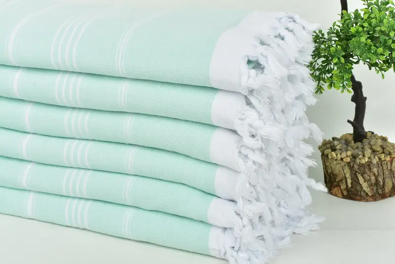 Girls Weekend Getaways Gifts, Soft towel, Birthday Gift, Monogrammed Beach Towel, 70x36 Cotton Striped Terry Towel, Yoga Towel, Turkish hand towel - 3