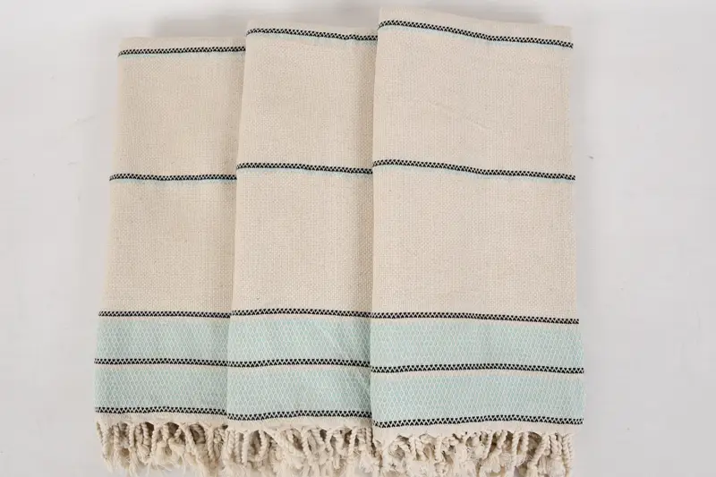 Luxury Beach Towel, Best Friend Gift, Turkish towel, Xmas Gifts, Eco-Friendly Turkish Towel, 70x36 Cotton Striped Towel, Wedding Towel, Hammam towel - 3