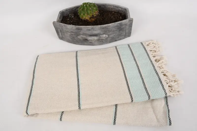 Luxury Beach Towel, Best Friend Gift, Turkish towel, Xmas Gifts, Eco-Friendly Turkish Towel, 70x36 Cotton Striped Towel, Wedding Towel, Hammam towel - 6