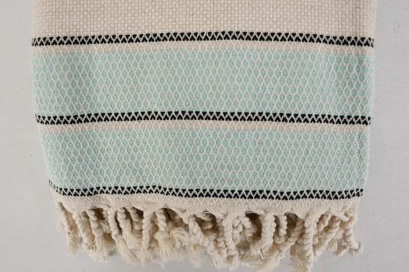 Luxury Beach Towel, Best Friend Gift, Turkish towel, Xmas Gifts, Eco-Friendly Turkish Towel, 70x36 Cotton Striped Towel, Wedding Towel, Hammam towel - 4