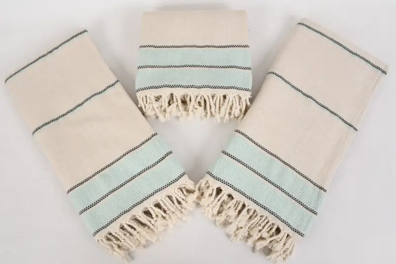 Luxury Beach Towel, Best Friend Gift, Turkish towel, Xmas Gifts, Eco-Friendly Turkish Towel, 70x36 Cotton Striped Towel, Wedding Towel, Hammam towel - 8