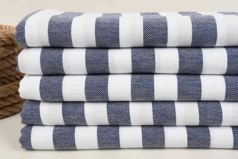 Organic Turkish towel, 68x36 Cotton Striped Towel, Turkish Towel Bulk, Custom Wedding Gift, Personalized Gifts, Wedding Day Gift For Bride - 2