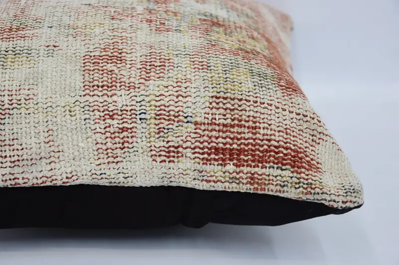 Sofa Pillow, 16x16 White Pillow, Ethnical Kilim Rug Pillow, Pillow, Bed Pillow Cover, Antique Pillows, Vintage Pillow, Outdoor Patio Cushion - 5