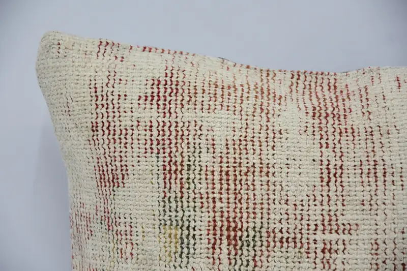 Sofa Pillow, 16x16 White Pillow, Ethnical Kilim Rug Pillow, Pillow, Bed Pillow Cover, Antique Pillows, Vintage Pillow, Outdoor Patio Cushion - 2