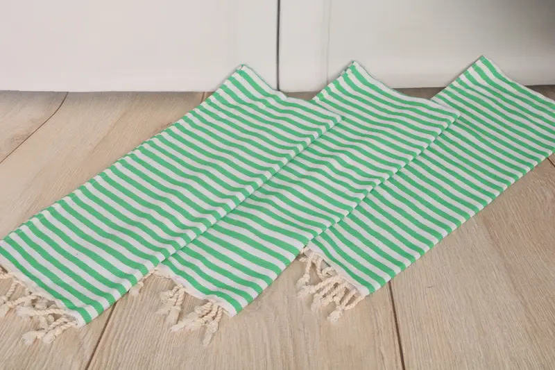 Personalized Gift, Beach Theme Wedding Gift, Handmade Gift, Bathroom Towels, Custom Gift, Summer Towel, 40x18 Cotton Striped Towel, Bridesmaid Gifts - 6