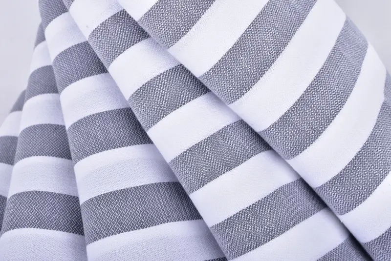Thin towel, Gift For Her, Valentines Day Gift For Him, Beach Theme Bachelorette Party Gifts, 68x36 Cotton Striped Towel, Absorbent Turkish towel - 5