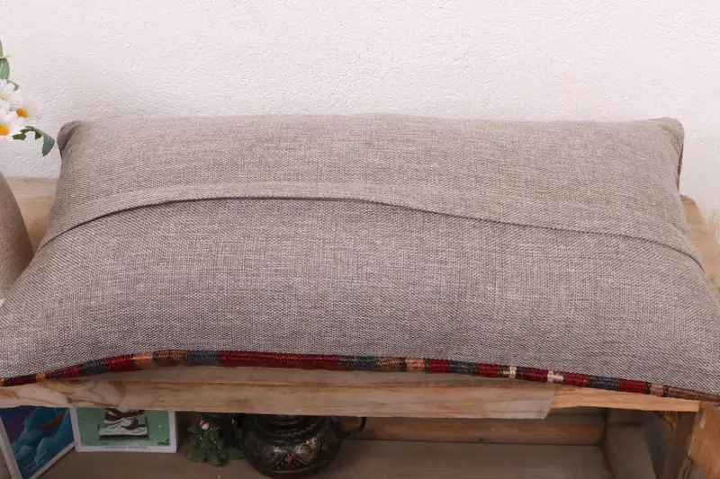 12x24 Red Cushion Case, Traditional Pillow Sham, Gift Pillow, Rustic Pillow Cover, Boho Pillow, Pillow, Boho Pillow Sham Cover, Customized Cushion - 7