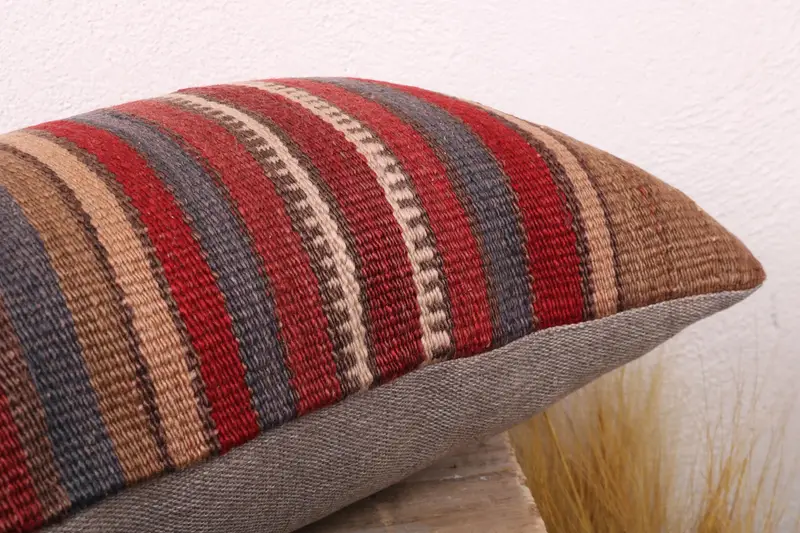 12x24 Red Cushion Case, Traditional Pillow Sham, Gift Pillow, Rustic Pillow Cover, Boho Pillow, Pillow, Boho Pillow Sham Cover, Customized Cushion - 6